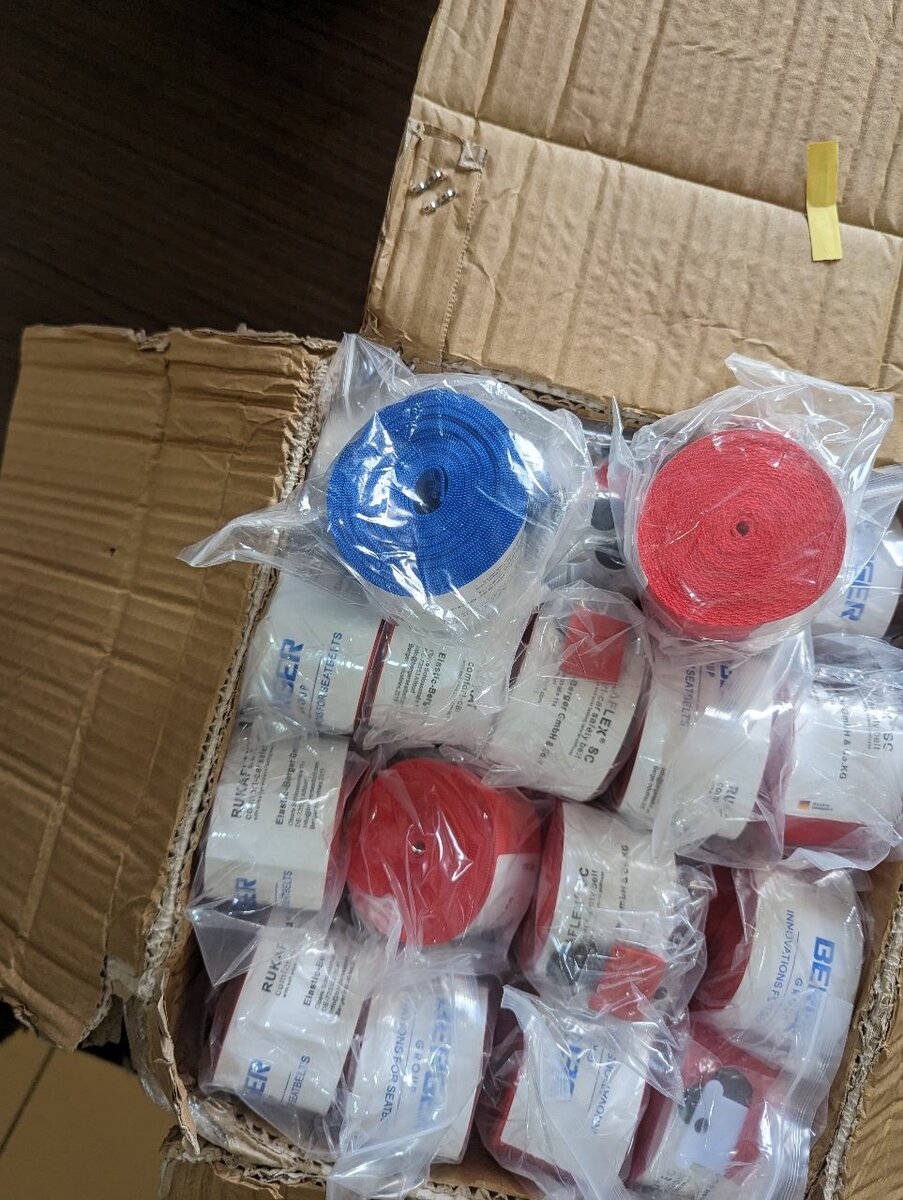 Red Seatbelts/ Custom Seat Belts