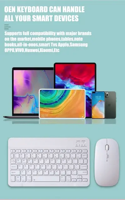 Bluetooth keyboard with mouse