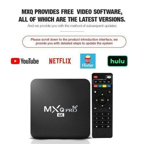 Android 12 TV Box 4K 2.4G/5.8G
