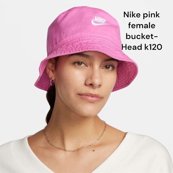 Female Nike pink bucket head