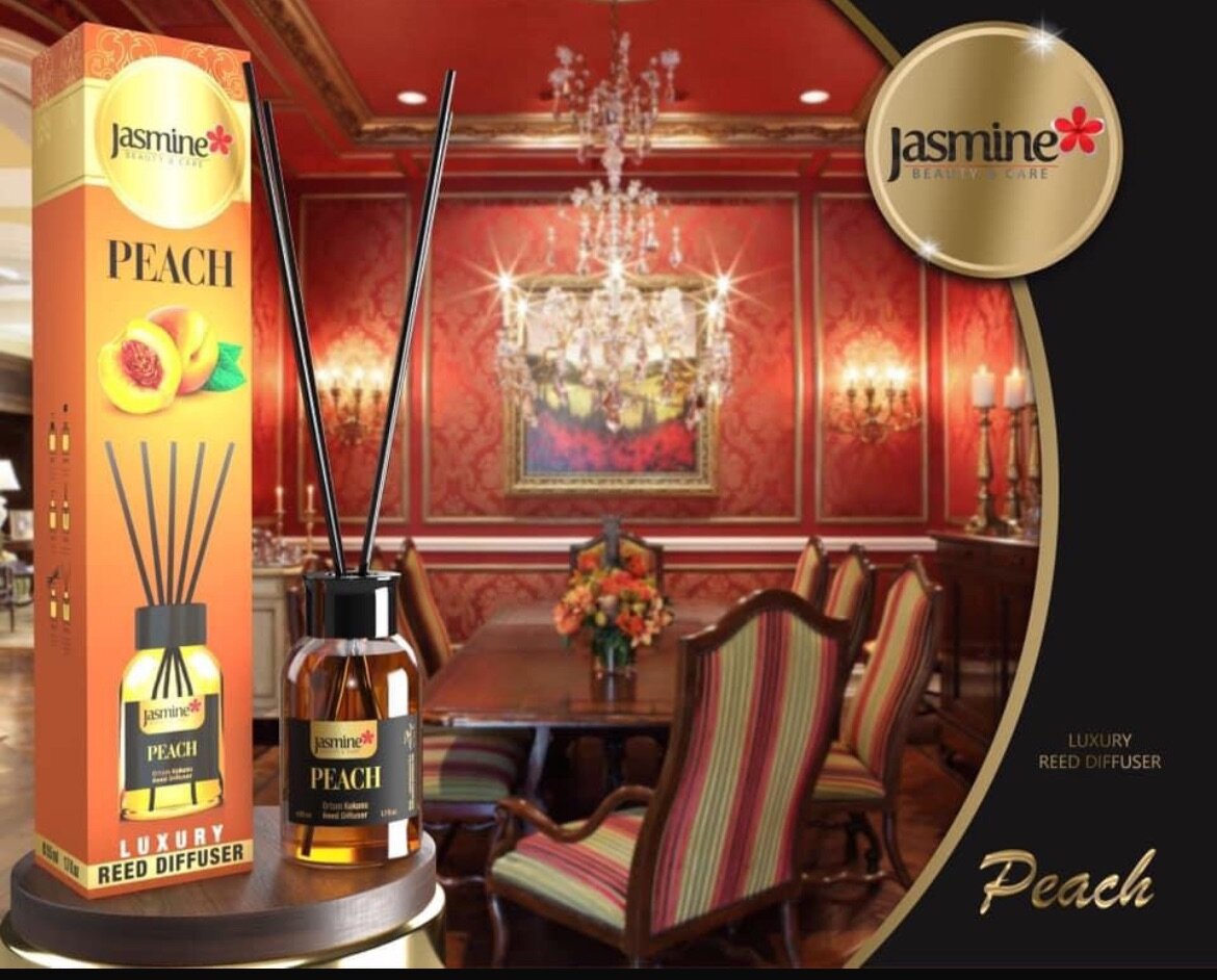 Diffuseur à tiges parfum pêche