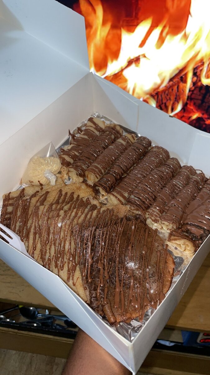 Boxe de crêpes au Nutella