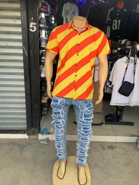 Stylish Men's Vintage Short Sleeve Shirt