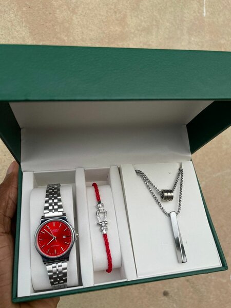 Set montre et bijoux homme