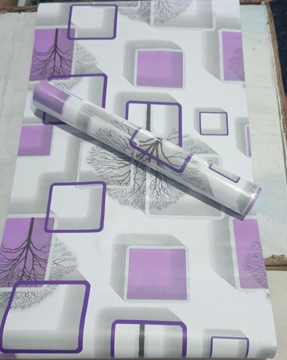 Papier peint décoratif violet