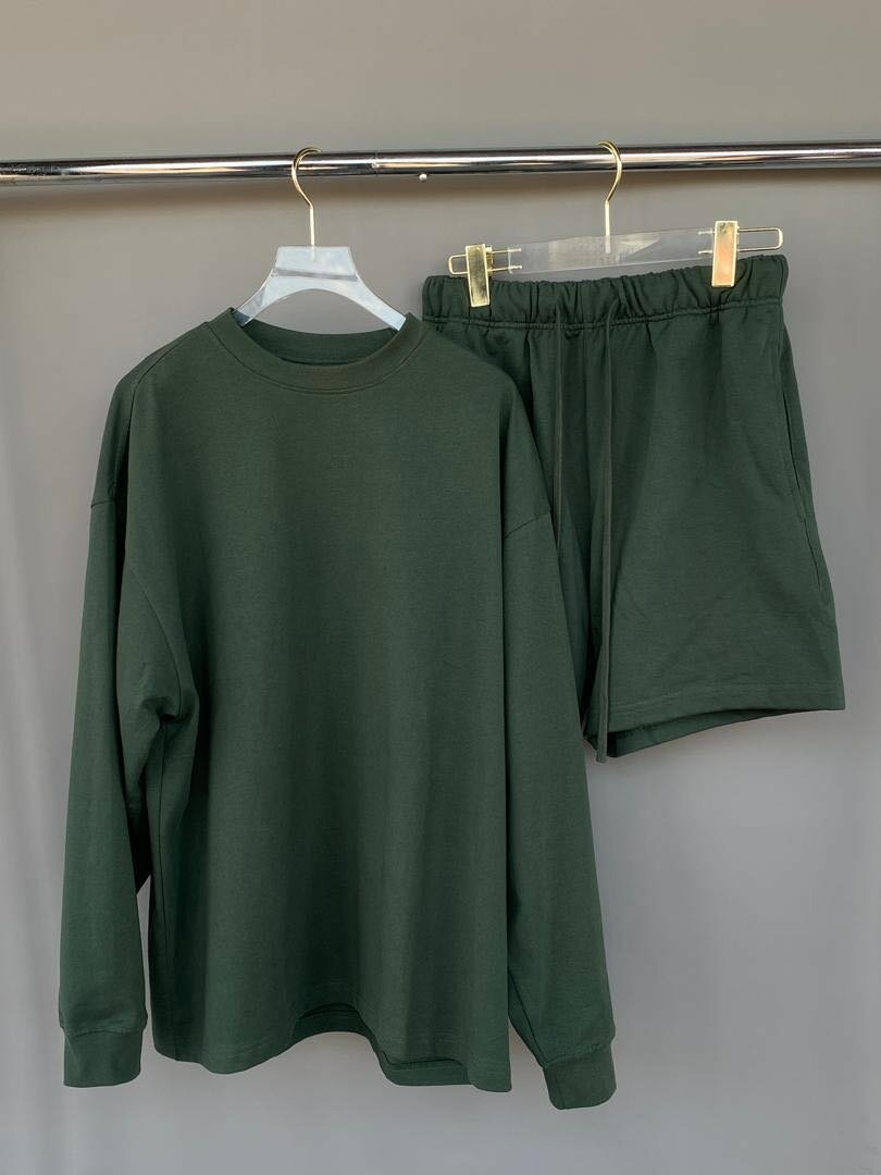 2 piece unisex long sleeve shirt