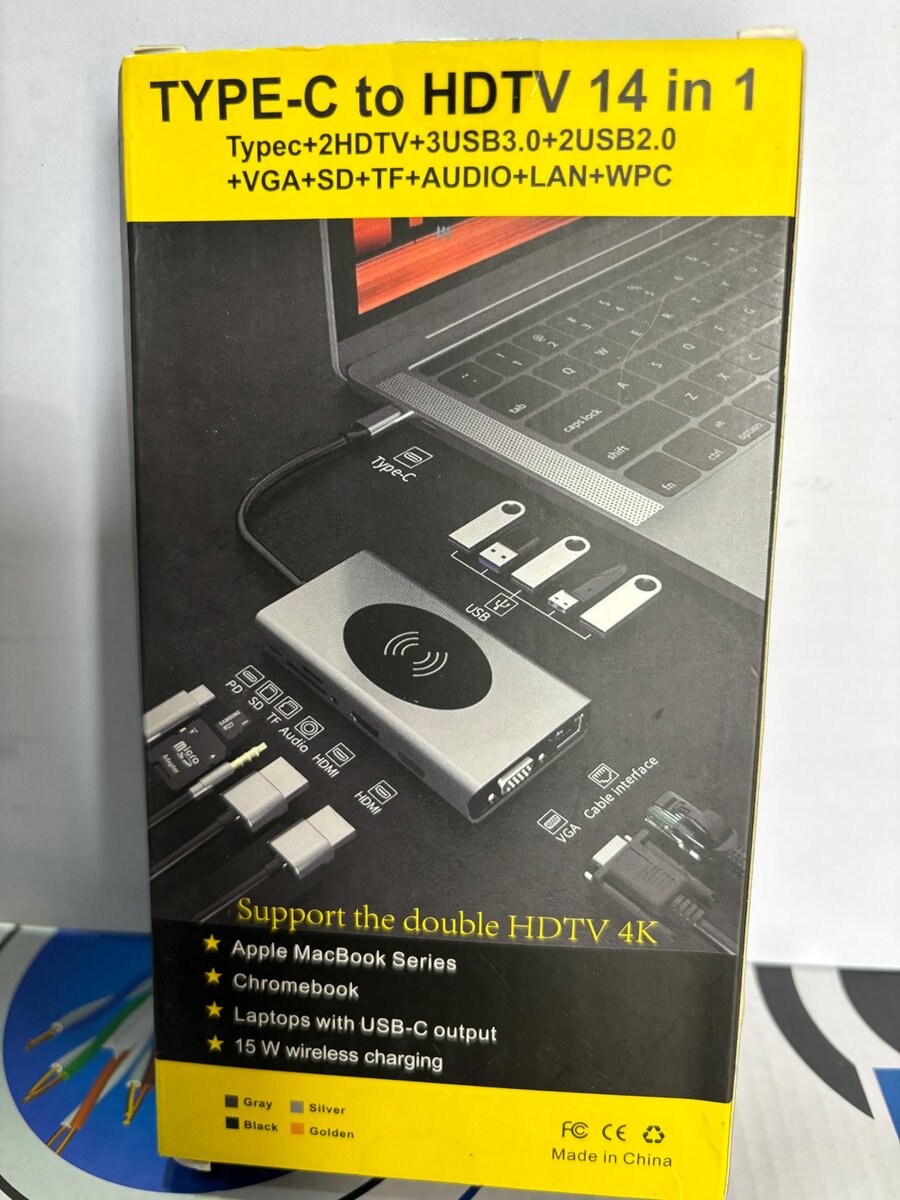 ADAPTATEUR TYPE C 14 en 1