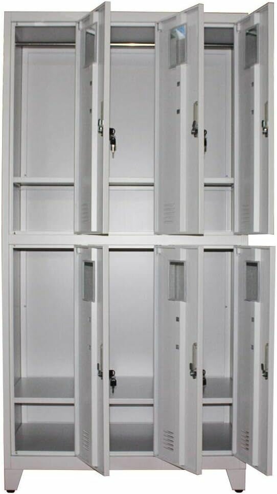 Armoire à casiers métallique 6 portes