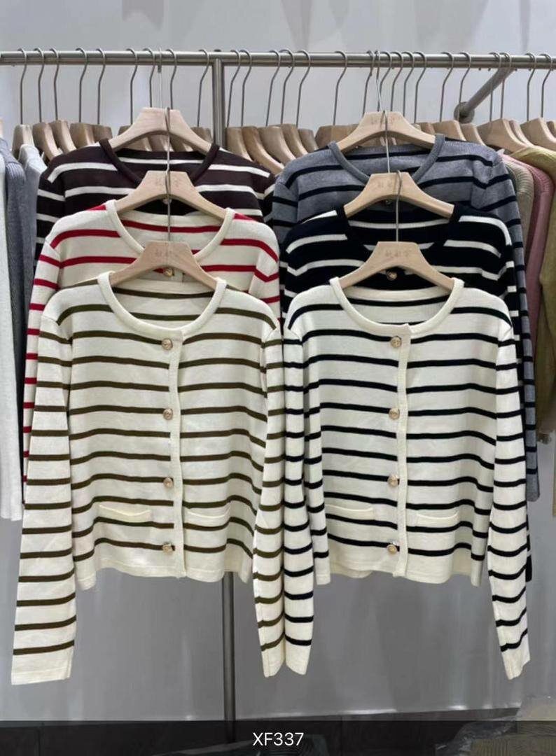 Женский модный кардиган га пуговицах