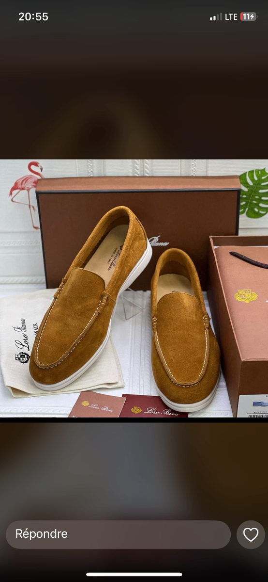 Mocassins en daim élégants