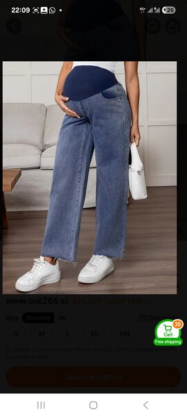 Jean de maternité stylé