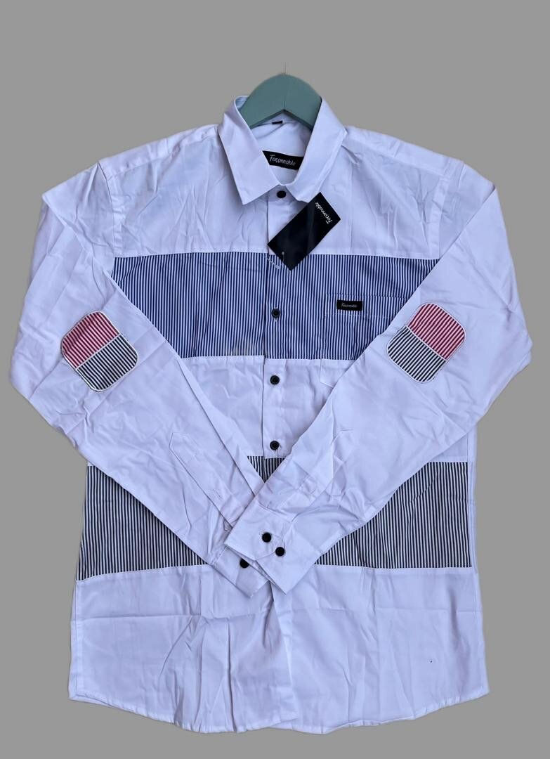 Chemise Homme Élégante à Rayures