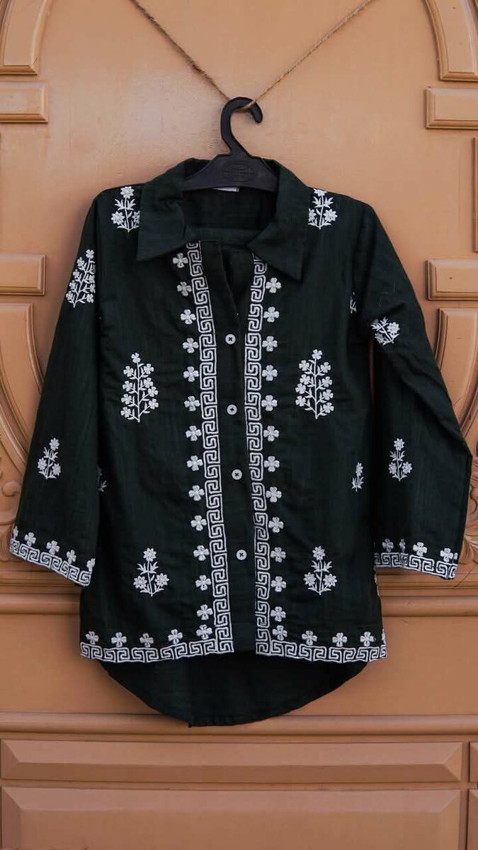 Cord Set embroidery dress for baby girls