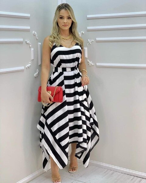 Robe bleu longue élégante