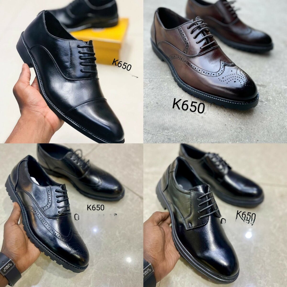 Elegant Black Leather Formal Shoes