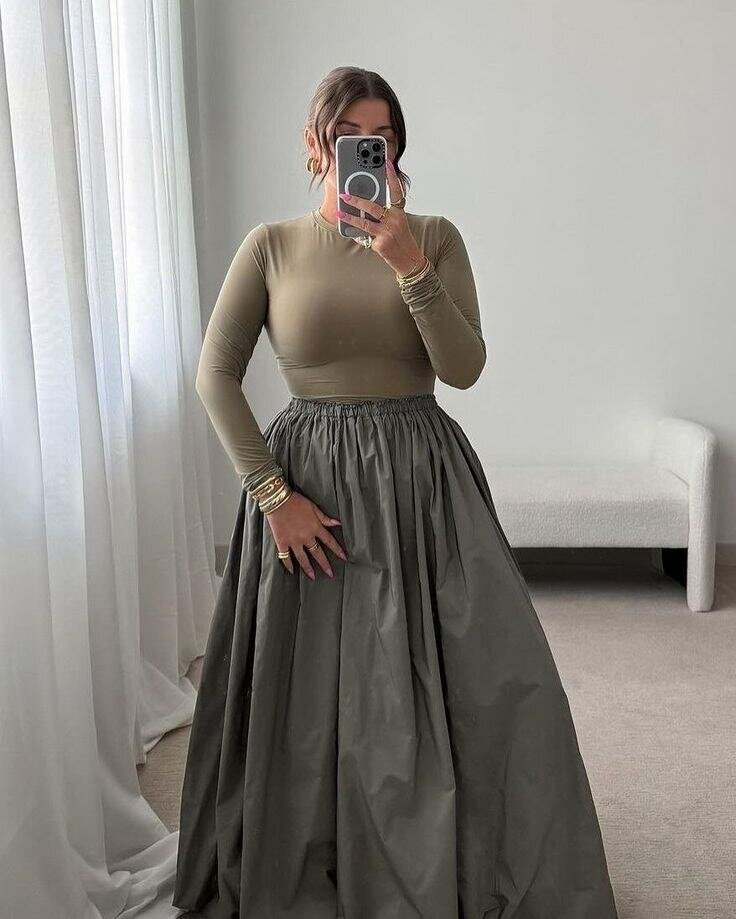Jupe longue ample élégante