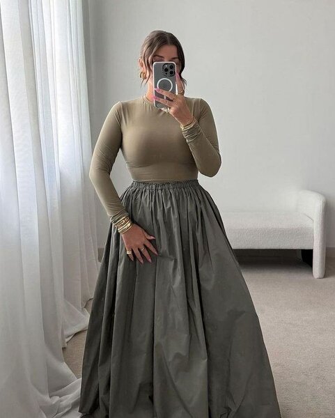 Jupe longue ample élégante