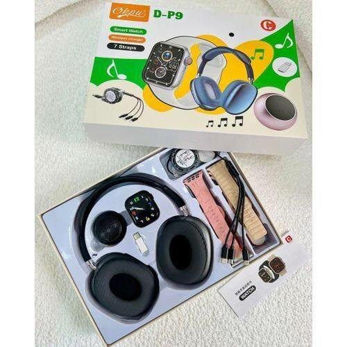 D-P9 Smart Watch & Headphones Set