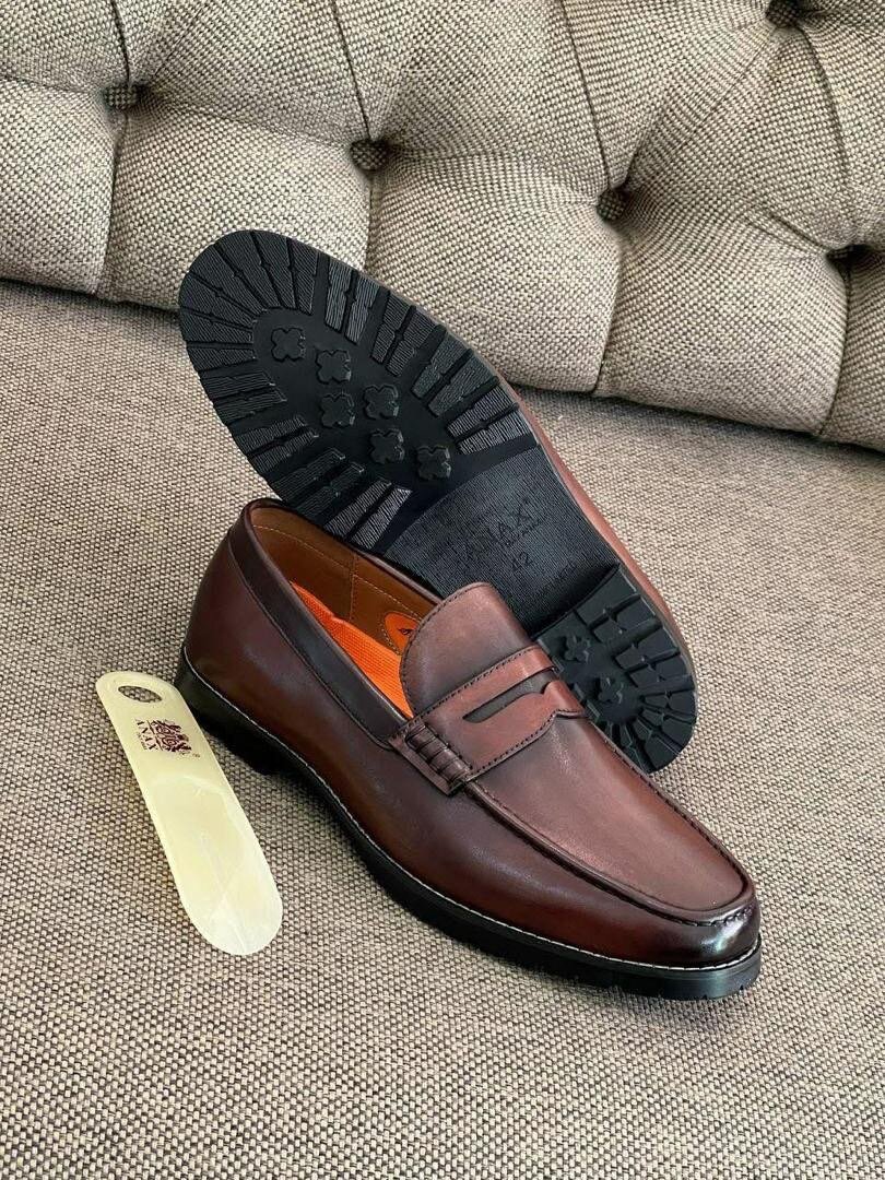 Mocassins en cuir élégants