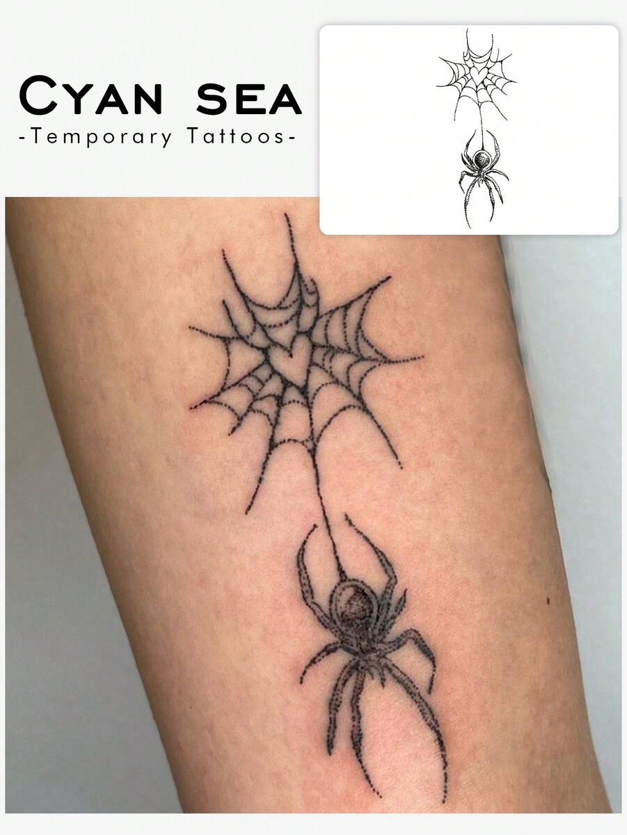 Tatouage Temporaire Araignée