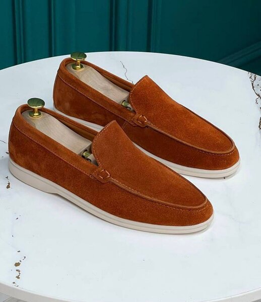 Mocassins en daim homme élégants