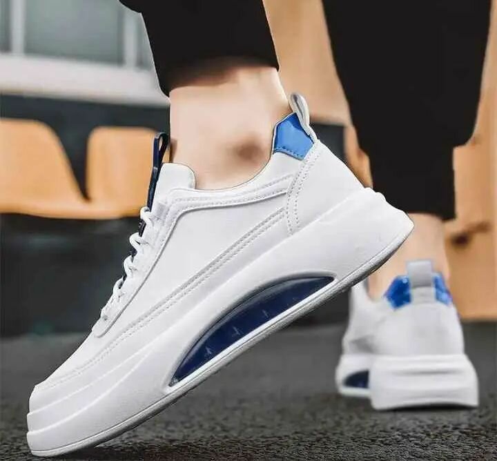 Baskets blanches tendance unisexes