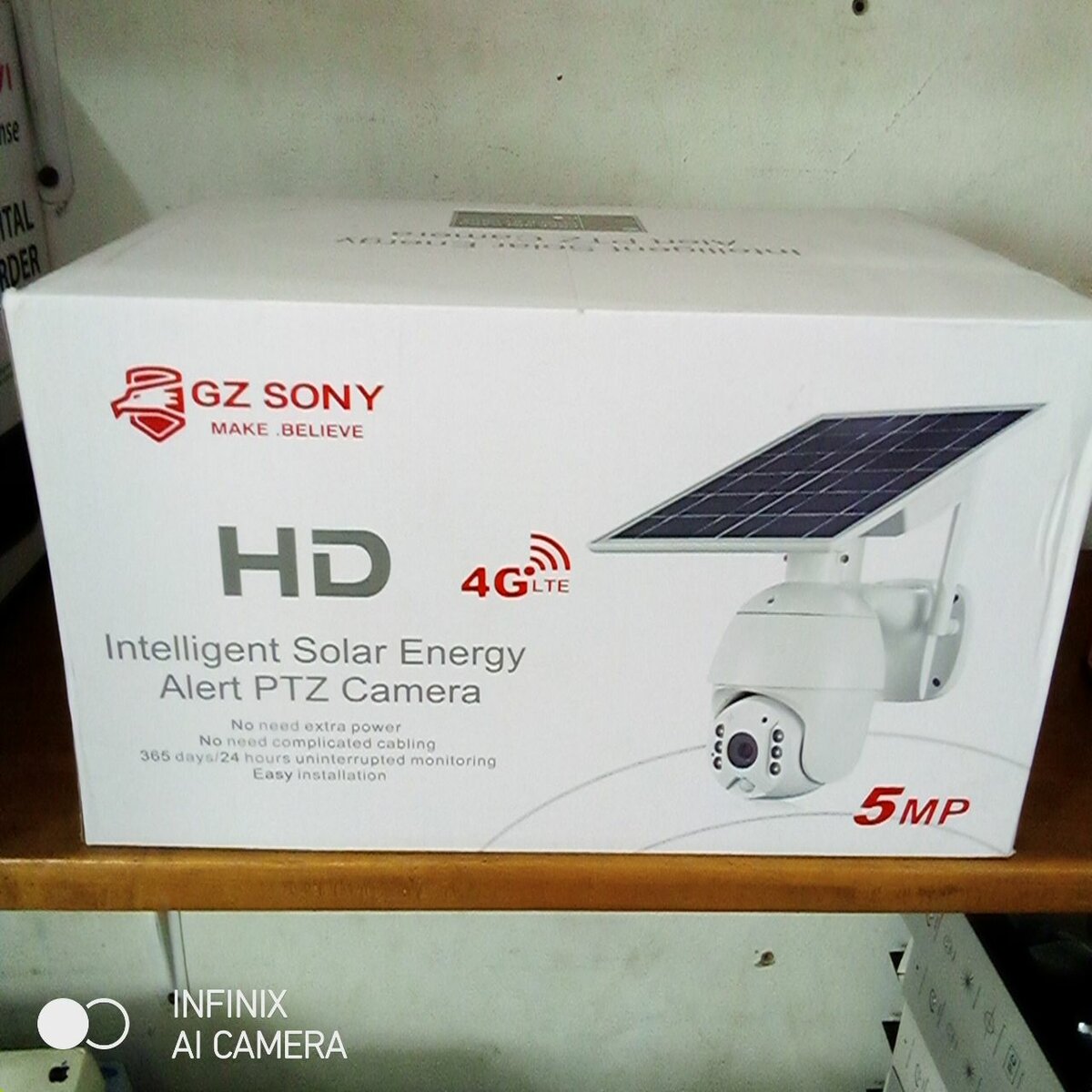 Gz Sony solar ptz camera