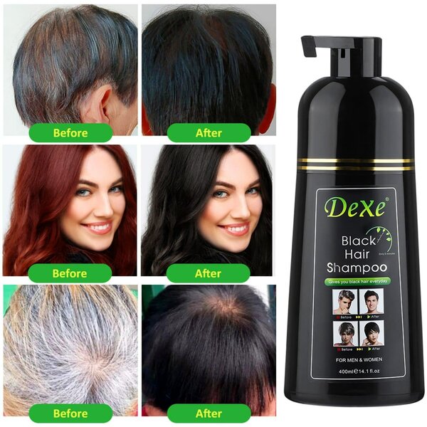 Shampoing noir DeXe cheveux