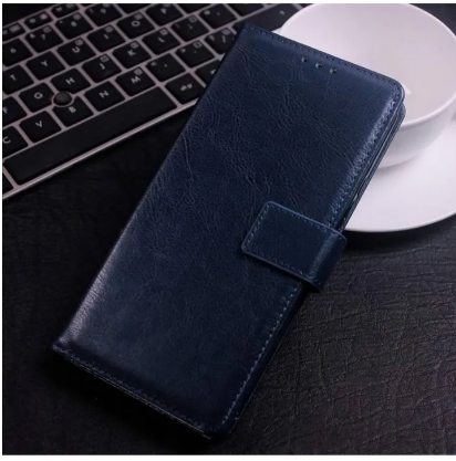 Oppo A15 / A15S Case, Premium PU Leather Magnetic Shockproof Book Stand Folio Flip Wallet Case Cover with Card Holder