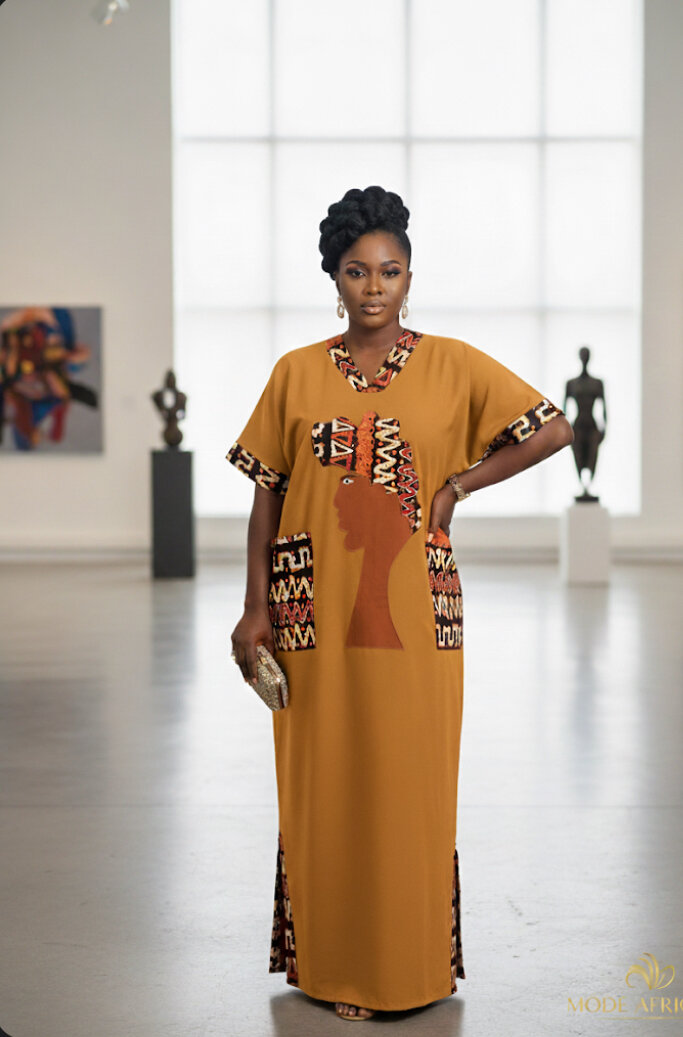 Robe Caftan Africaine Élégante