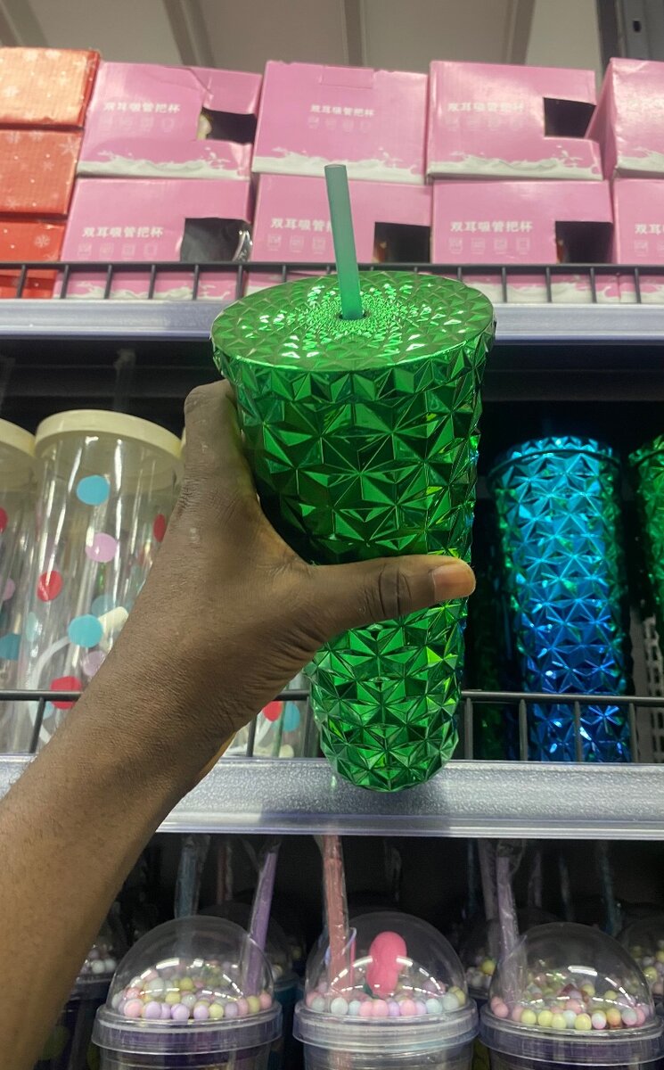 Gobelet à Paille Vert Design