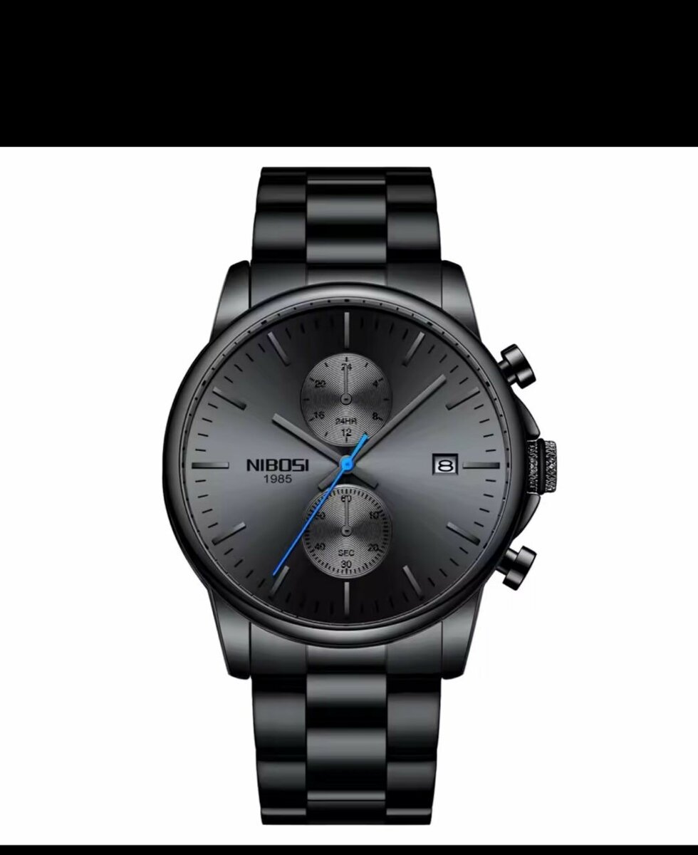 Montre Homme Chronographe Noir