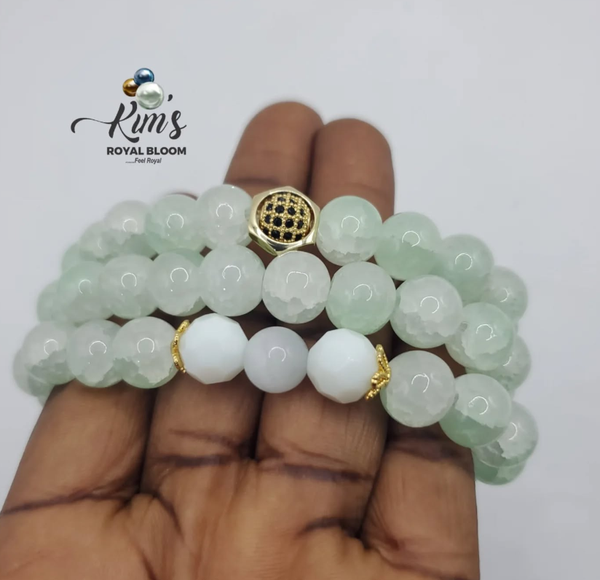 customized and beaded bracelets.