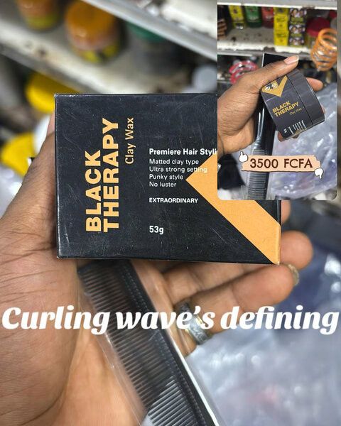 Cire coiffante forte Black Therapy