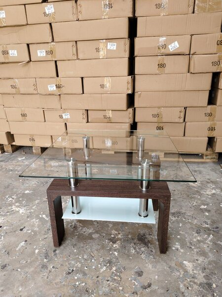 Table basse en verre moderne