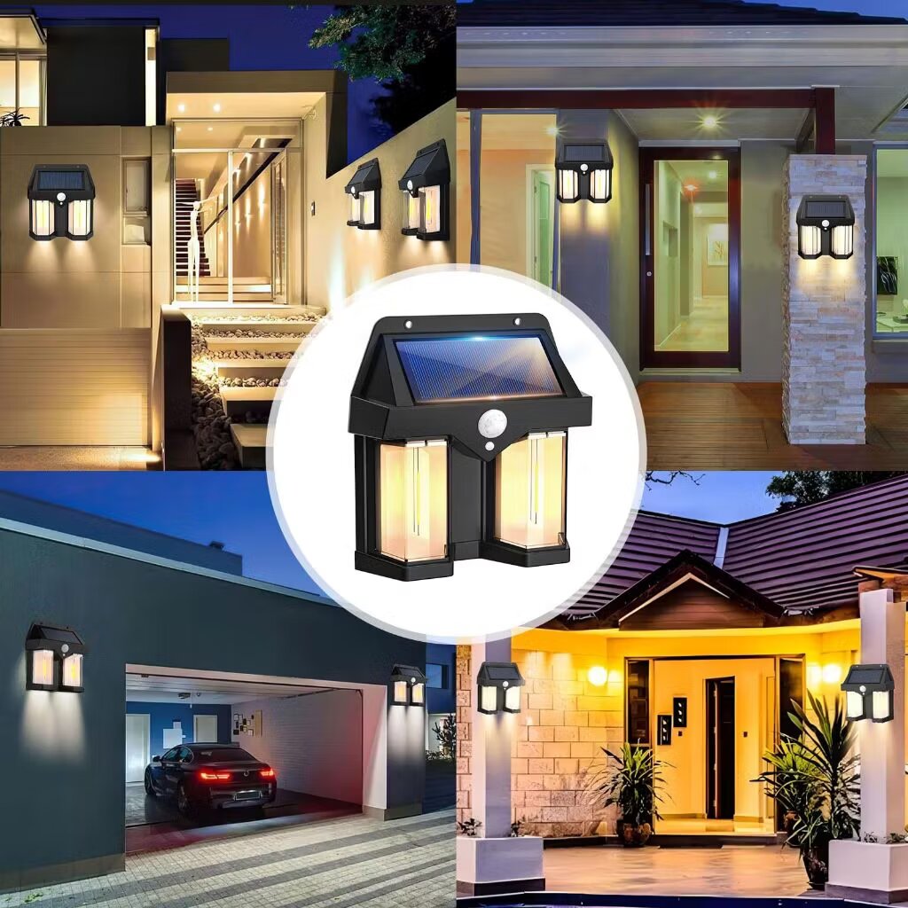 2024 Solar Wall Light - Waterproof Motion Sensor Garden Lamp