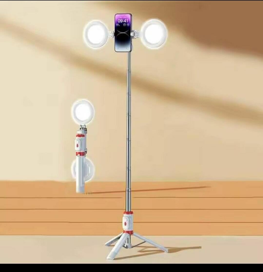 Trépied Selfie LED Portable