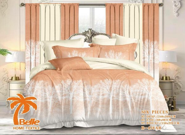 Parure de Lit Belle 6 Pièces