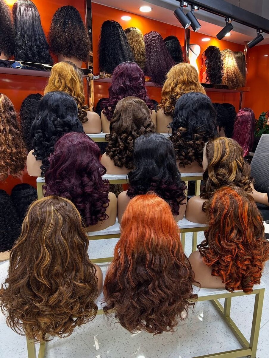 Perruque synthétique curls
