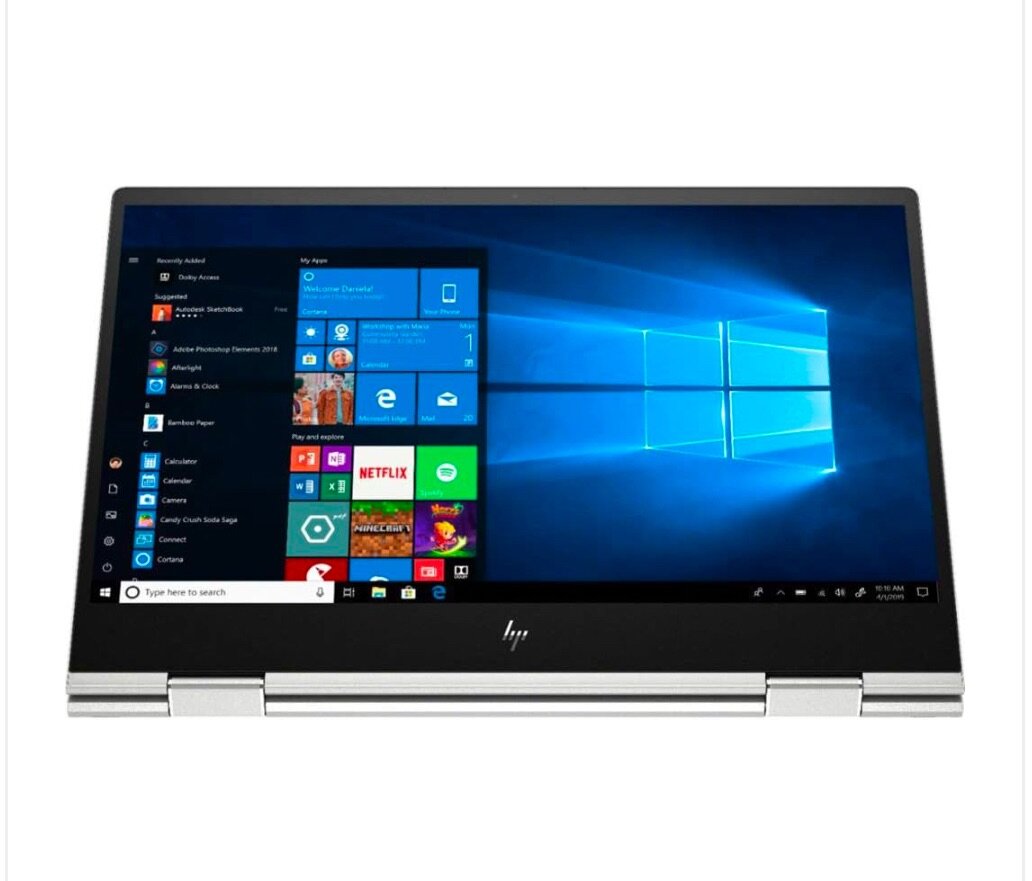 HP Envy X360 15.6 FHD i7-10510U 2-in-1 Laptop, 32GB RAM, 1TB