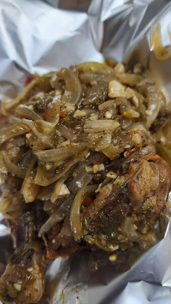 Poulet grillé épicé