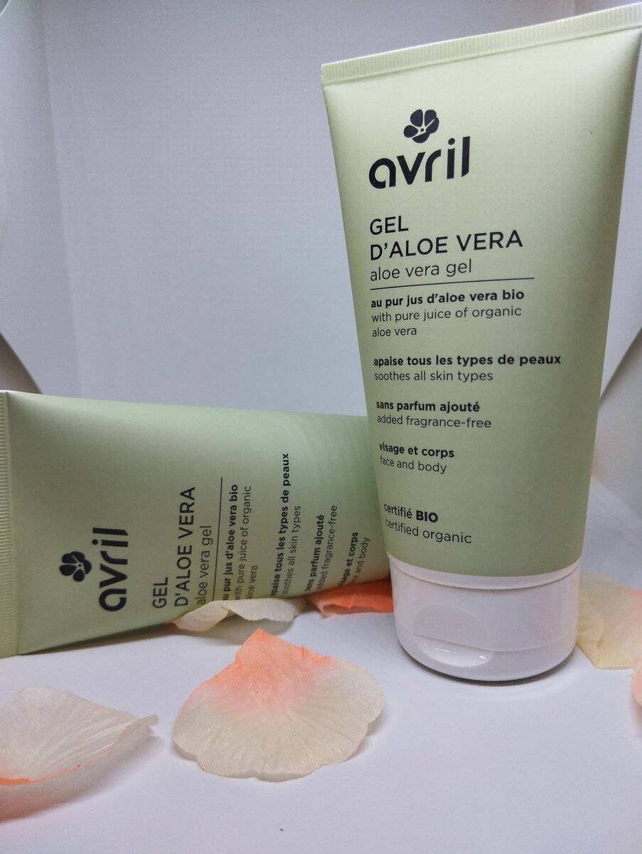 Avril gel d'aloè vera