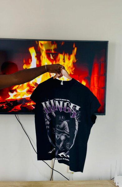 T-shirt graphique noir