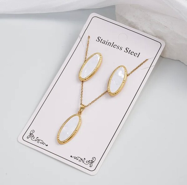 Parure Acier Inoxydable Élégante