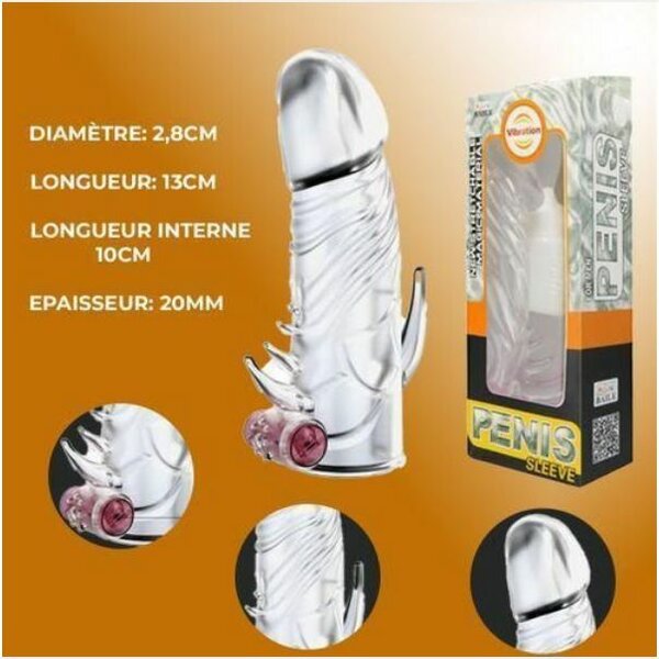 Gaine à pénis vibrante
