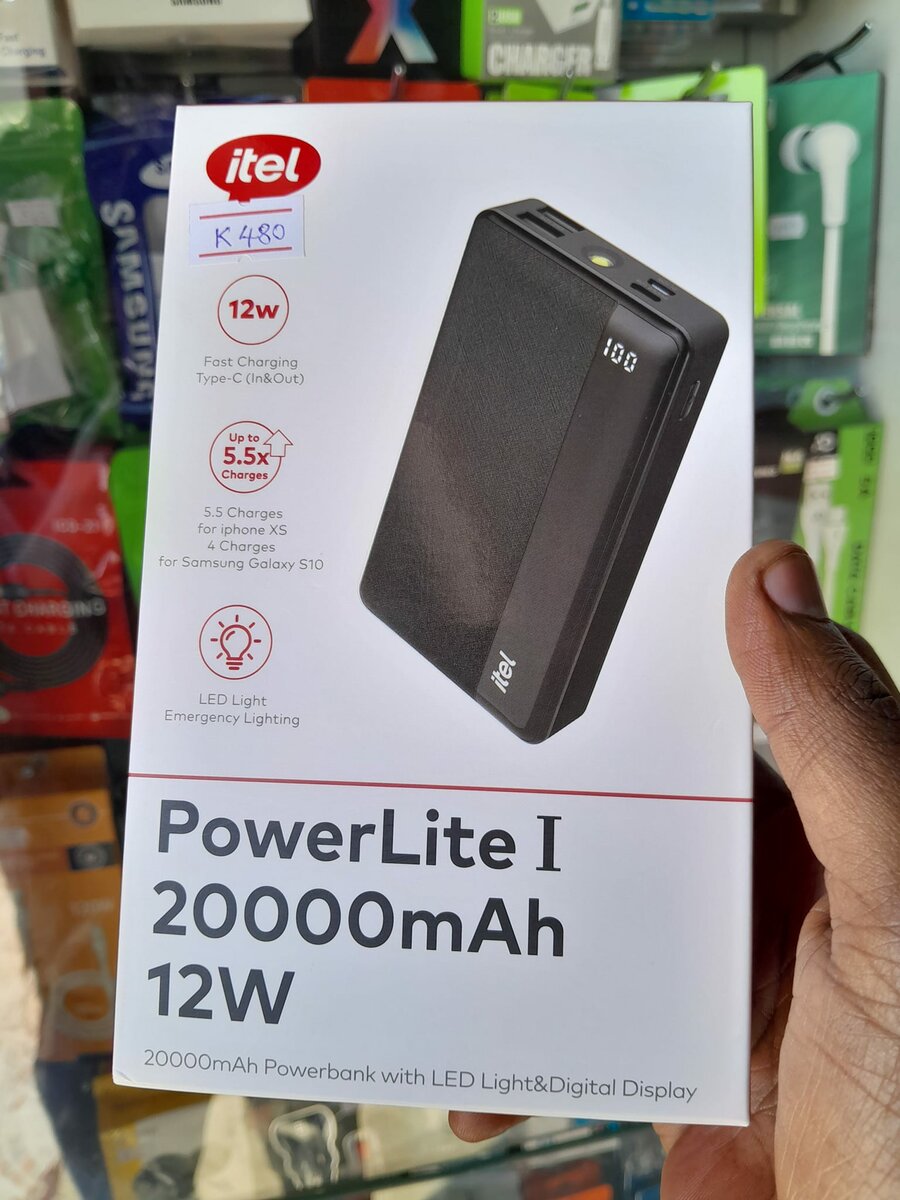 Itel Powerbank 20,000mAh 