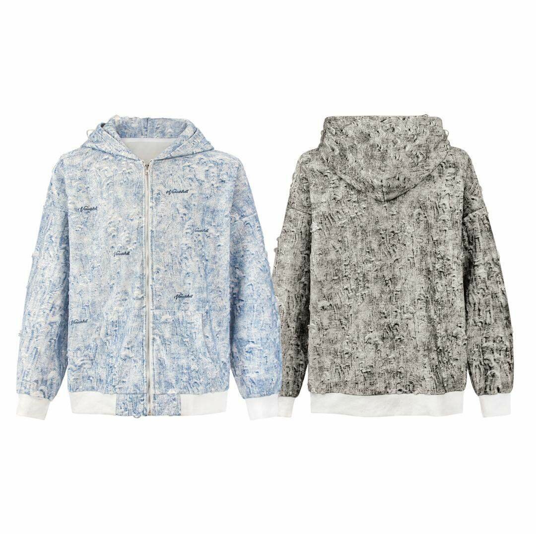 Veste à capuche motifs tendance