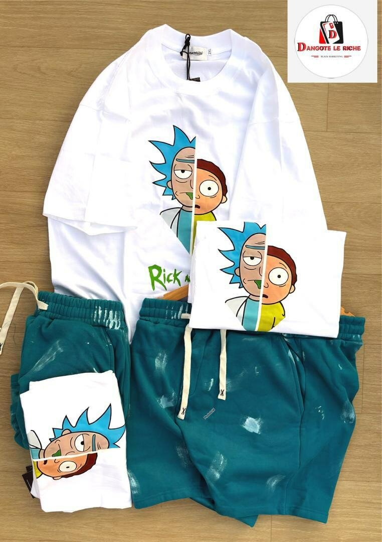 Ensemble Short et T-shirt Imprimé