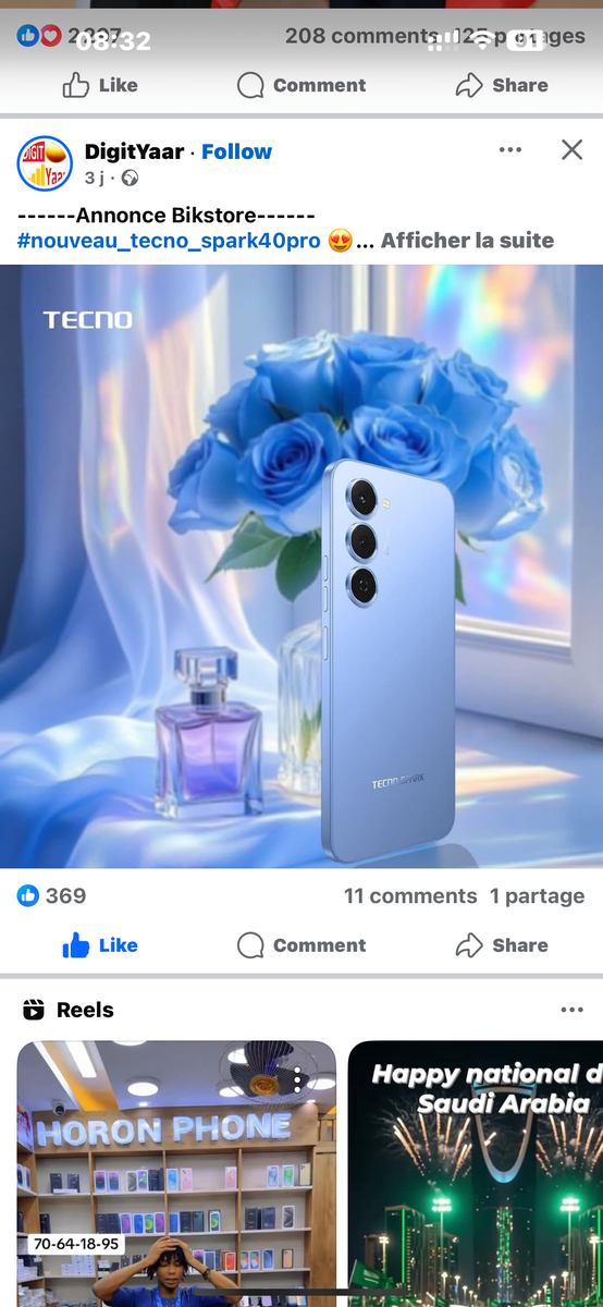 Smartphone Tecno Spark 40 Pro