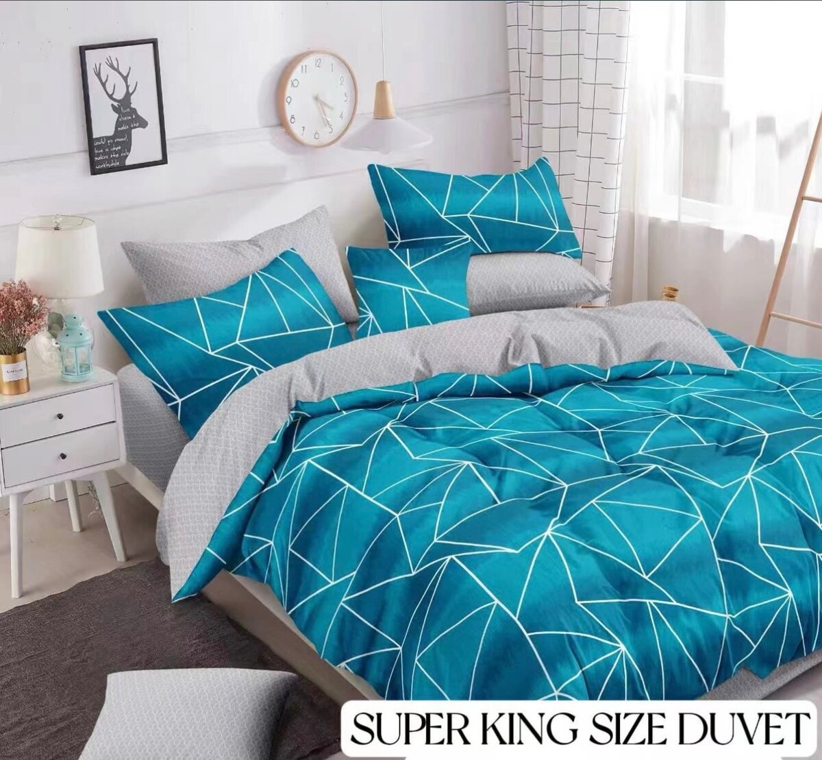 Super king size duvet set